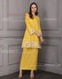 BAJU KURUNG PAHANG MODEN JAELIA (YELLOW)